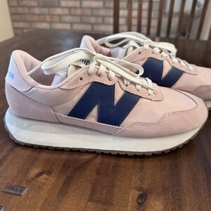 New Balance Womens 237 Pink Haze Moon Casual Shoes Size 8.5